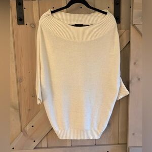 TCEC Off Shoulder Dolman Tunic Sweater